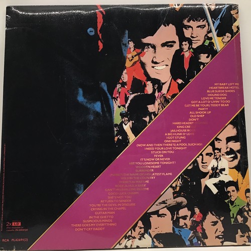 224 - ELVIS PRESLEY '40 GREATEST HITS' DOUBLE VINYL ALBUM. (SPECIAL PINK PRESSING). 1978 issue with gate-f... 