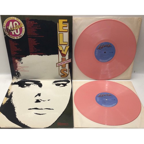 224 - ELVIS PRESLEY '40 GREATEST HITS' DOUBLE VINYL ALBUM. (SPECIAL PINK PRESSING). 1978 issue with gate-f... 