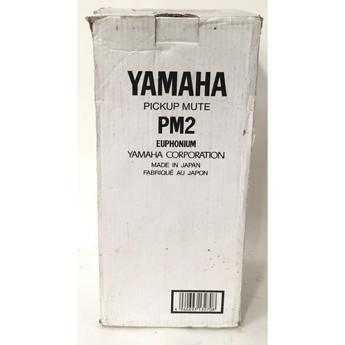 610 - Yamaha PM2 Pickup Mute Euphonium boxed, not tested (wp).