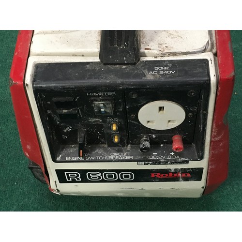 613 - Robin R600 petrol generator (wp).