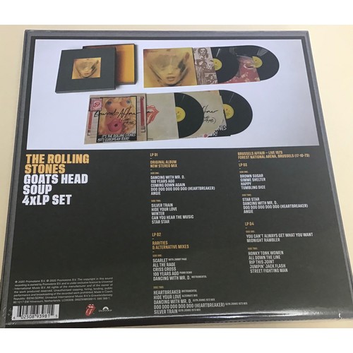 114 - ROLLING STONES  ‘GOATS HEAD SOUP’ SEALED VINYL BOX SET LP. The box contains two double LPs, each hou... 