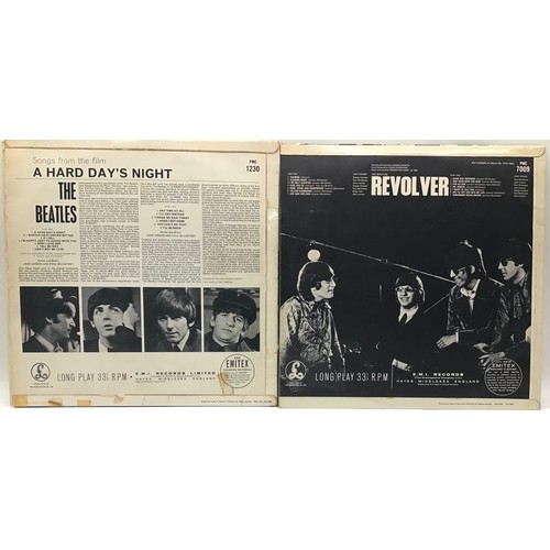 171 - BEATLES VINYL LP RECORDS X 2. Both on yellow/black Parlophone labels we have a copy of ‘A Hard Days ... 