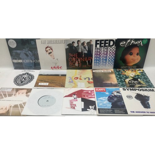 270 - BOX OF VARIOUS INDIE RELATED 7” SINGLES. This box contains round about 60 singles and has some of th... 