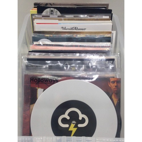 270 - BOX OF VARIOUS INDIE RELATED 7” SINGLES. This box contains round about 60 singles and has some of th... 