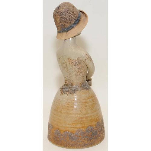43 - Poole Pottery interest very unusual figure of woman/mermaid by Guy Sydenham 9