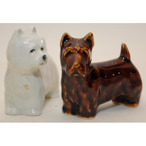 237 - Poole Pottery set of six dog figures designed by Bert Baggaley (6)