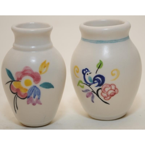 238 - Poole Pottery small miniature LE pattern vase 1.8