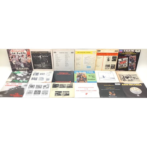 276 - ROLLING STONES RELATED 7” SINGLE RECORDS. A total of 18 makes this lot up with foreign and UK pressi... 