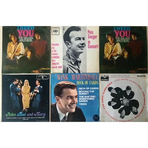 280 - CARRY CASE OF 1960’s SINGLES AND E.P’s. In this lot we find artist’s to include - The Beatles - The ... 