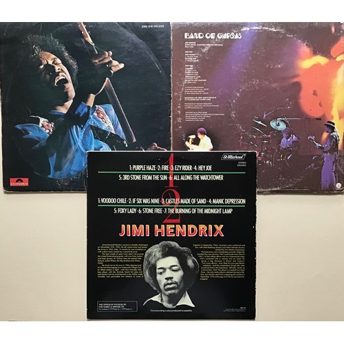 74 - JIMI HENDRIX VINYL X 3. First up on Polydor 2302018 we have ‘Hendrix In The West’ followed by a US r... 