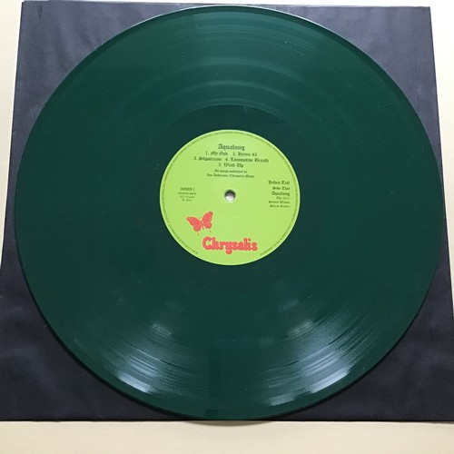 194 - JETHRO TULL GREEN VINYL ‘AQUALUNG’. Sainsbury’s Green Vinyl mixed by Steven Wilson in 2011 And press... 