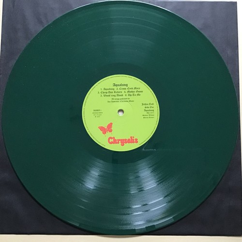 194 - JETHRO TULL GREEN VINYL ‘AQUALUNG’. Sainsbury’s Green Vinyl mixed by Steven Wilson in 2011 And press... 