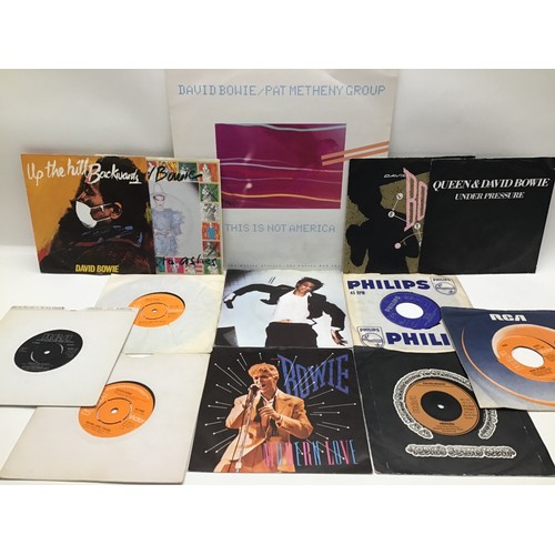 282 - BOX OF VARIOUS 12” & 7” VINYL SINGLES. This selection includes artists - Spandau Ballet - Wham - Art... 