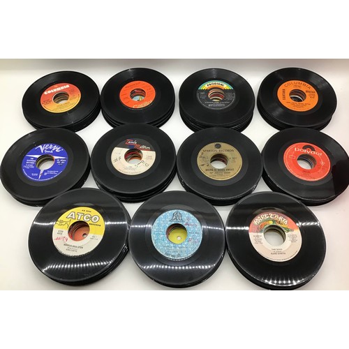 288 - BOX OF EX JUKEBOX AMERICAN 7” SINGLES. This lot consists of various genre’s and various conditioned ... 