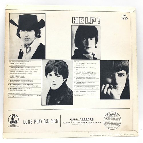 210 - THE BEATLES ‘HELP’ 1ST UK PRESS MONO VINYL LP. First mono pressing with yellow/black labels  Cat. no... 