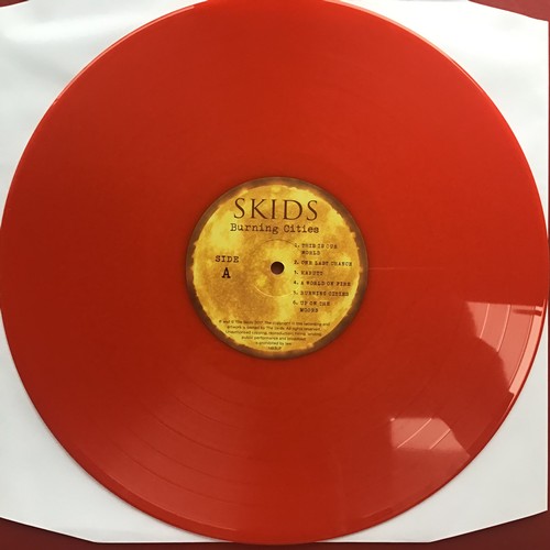 212 - SKIDS 'BURNING CITIES' RED VINYL LP. The Scottish post-punk pioneers triumphantly return with a fran... 