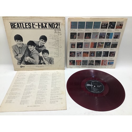 219 - THE BEATLES JAPANESE VINYL LP PRESSINGS. First we have a Stereo copy of ‘Beatles For Sale’ on Odeon ... 