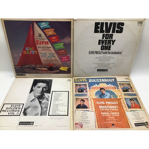 78 - ELVIS PRESLEY VINYL LP RECORDS. Here we have 4 albums on RCA with red spots to include titles - Rous... 