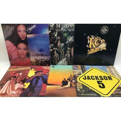 328 - BOX OF VARIOUS VINYL POP RELATED RECORDS. This collection has artist’s to include - The Jackson 5 - ... 