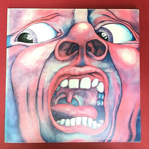 233 - KING CRIMSON LP ‘IN THE COURT OF THE CRIMSON KING’. Found here in a gatefold sleeve on Pink Rim Isla... 