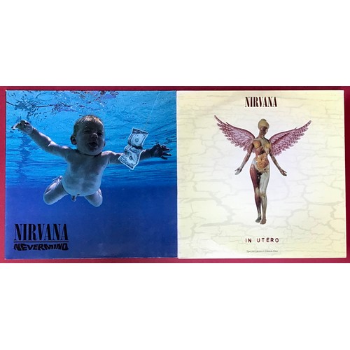 227 - NIRVANA LP RECORDS X 2. First we have a clear vinyl copy of ‘In Usero’ followed by the iconic origin... 