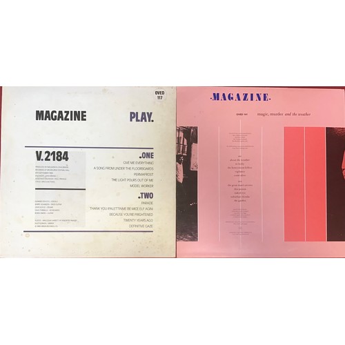 250 - MAGAZINE VINYL LP RECORDS X 2. These Indie / New Wave albums are both on the Virgin Record labels an... 