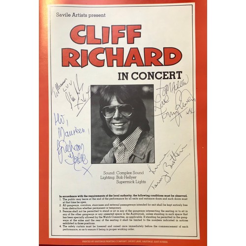 339 - SIGNED CLIFF RICHARD BUNDLE. THis would suit any Cliff fan. These items came from a lady by the name... 