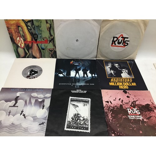 296 - 27 PUNK RELATED SINGLE VINYL RECORDS. Here we have a selection of artists to include - The Clash - T... 