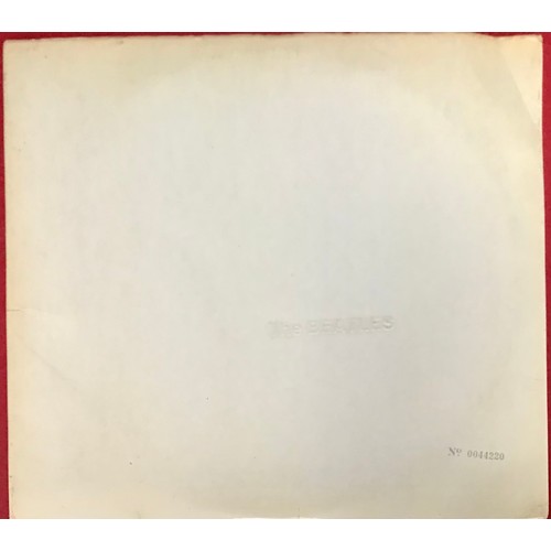 266 - THE BEATLES‎ ‘THE WHITE ALBUM’ UK RELEASE. The Beatles White Album top loading Vinyl from 1968 Origi... 