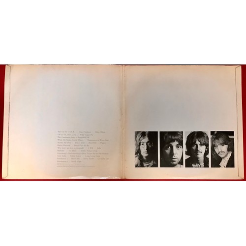 266 - THE BEATLES‎ ‘THE WHITE ALBUM’ UK RELEASE. The Beatles White Album top loading Vinyl from 1968 Origi... 