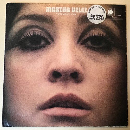 268 - MARTHA VELEZ LP ‘FIENDS AND ANGELS AGAIN’. Here in VG+ condition is this not often seen album on Blu... 