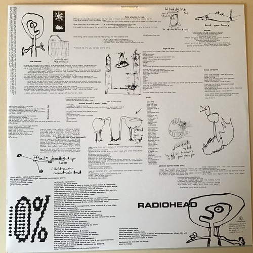 269 - RADIOHEAD LP RECORD ‘THE BENDS’. Nice collectible copy from 1995. This is a first pressing and on th... 