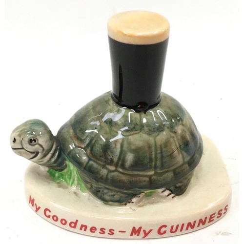 60 - Vintage Carltonware Guinness china seal with red marks to base together with a Carltonware Tortoise ... 