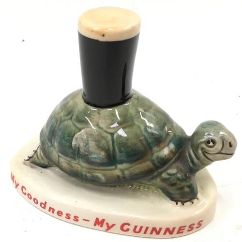 60 - Vintage Carltonware Guinness china seal with red marks to base together with a Carltonware Tortoise ... 