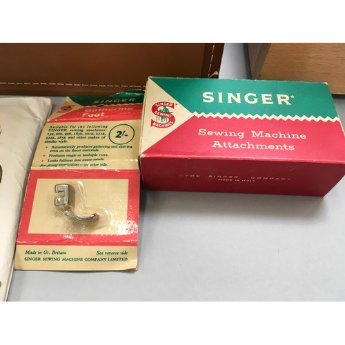 297 - Singer electric sewing machine model 239 with original box and instructions