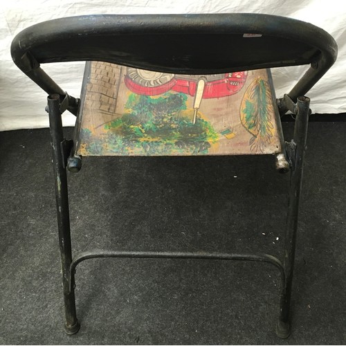 483 - Painted folded chair (231)