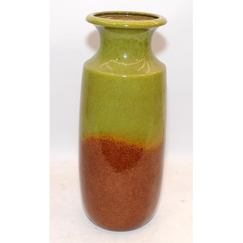 45 - Vintage West German Hot Lava vase 42cms tall