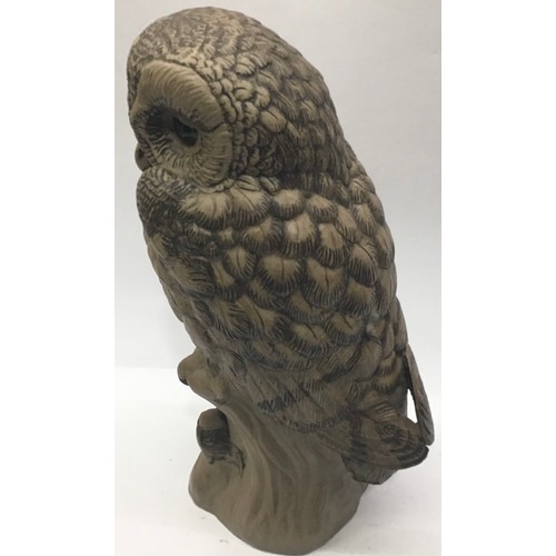 18 - Poole Pottery large stoneware barred Owl modelled By Barbara Linley Adams 12.4