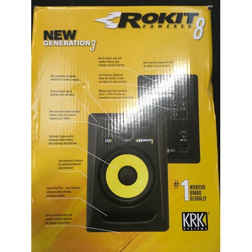 14 - KRK Systems Rokit 8 G3 Subwoofer, boxed. (53)