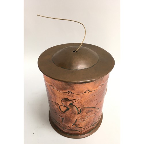 178 - Newlyn Copper string box (84).