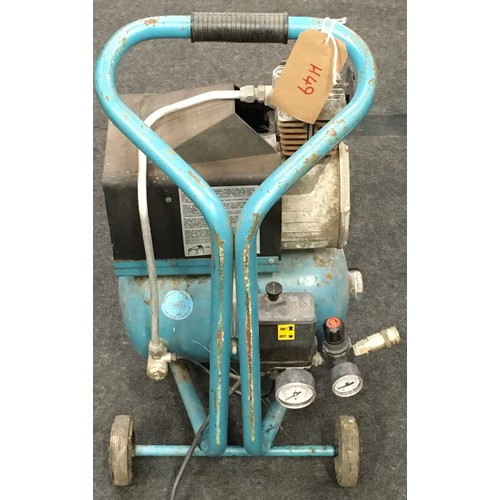 60 - A blue air compressor (H49)