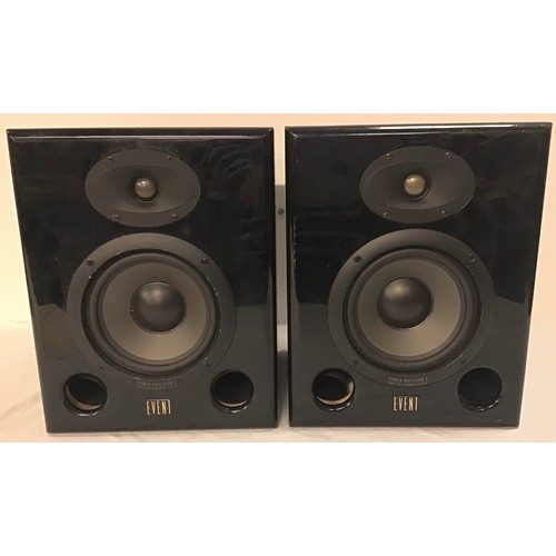 120 - PAIR OF EVENT SPEAKERS. Offered in used condition, fully functioning and sound great. 200 w max