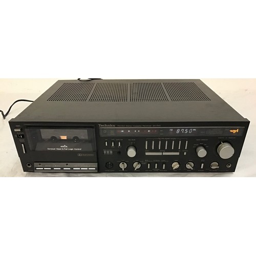 122 - AM/FM STEREO CASSETTE RECIEVER. This is a Technics SA-R40 and is found in great condition and powers... 