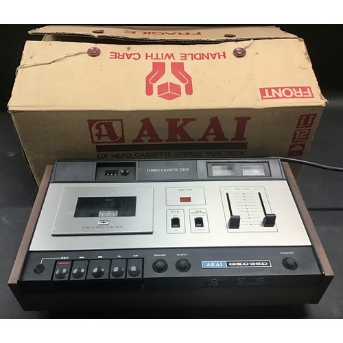 150 - AKAI STEREO CASSETTE DECK. Found here in great condition complete with original box and with model N... 