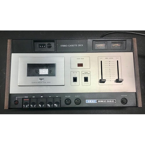 150 - AKAI STEREO CASSETTE DECK. Found here in great condition complete with original box and with model N... 