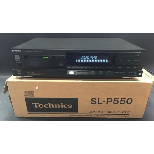 153 - TECHNICS SL-P550 CD PLAYER. This is a Stereo Technics SL-P550 compact Disc Player. Powers up when pl... 