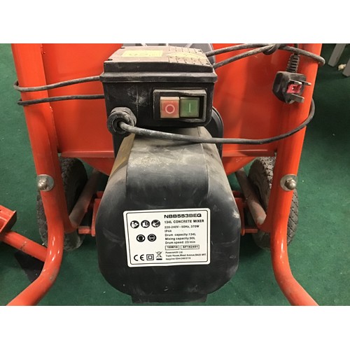 632 - ELECTRIC CEMENT MIXER. Model No. NBB563BEQ. 220/240 volt.