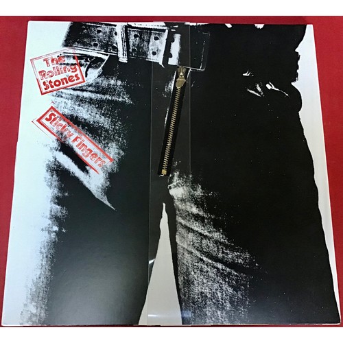 46 - THE ROLLING STONES 'STICKY FINGERS' ZIPPER DELUXE EDITION DOUBLE LP. Rare 2015 limited deluxe editio... 