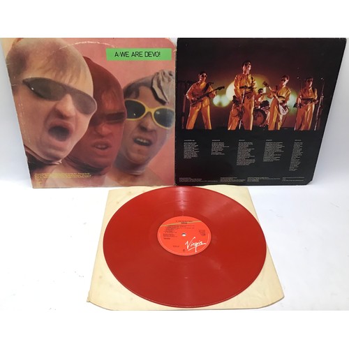 66 - DEVO - Q: ARE WE NOT MEN? Pressed here on Virgin Red coloured vinyl No. V2106 from 1978 and found he... 