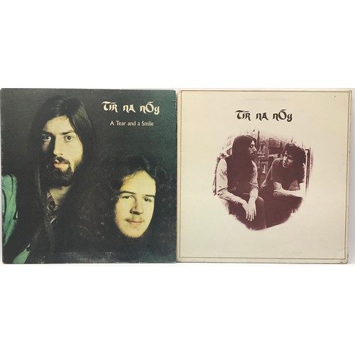 58 - TIR NA NOG VINYL LP RECORDS X 2. Here we find their debut album plus ‘A Tear And A Smile’ both champ... 